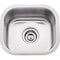 Hardware Resources 13" Lx14-1/2" Wx7" D Undermount 18 Gauge Stainless Steel Single Bowl Sink 869 - alternate 1
